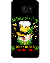 Load image into Gallery viewer, Baseball Drink Beer Day St Patrick's Day Gift For Baseball Lovers Phone case
