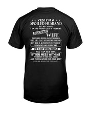 Load image into Gallery viewer, I'm A Spoiled Husband But Not Yours - Awesome Wife Was Born In December Guys Tee
