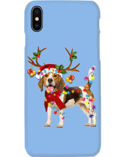 Load image into Gallery viewer, Beagle Gorgeous Reindeer Xmas Lights Gift For Dog Lovers Phone case
