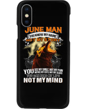 Load image into Gallery viewer, June Man You Know My Name Not My Sotry You See My Smile Trending Phone case
