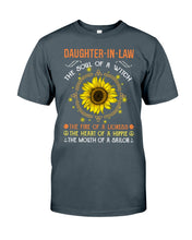 Load image into Gallery viewer, Daughter-in-law A Soul Of A Witch Fire Of A Lioness Guys Tee
