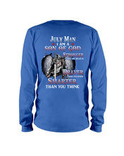 Load image into Gallery viewer, July Man Son Of God Birthday Meaningful Gift For Men Unisex Long Sleeve
