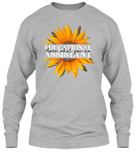 Load image into Gallery viewer, Educational Assistant Sunflower  Unique Custom Design  For Personalized Job Gift Unisex Long Sleeve
