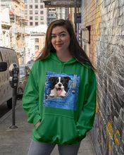 Load image into Gallery viewer, Border Collie In Denim Pocket Gift For Dog Lovers Hoodie
