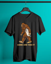 Load image into Gallery viewer, Bigfoot Come And Take It Simple Custom Design Guys V-Neck
