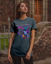 Load image into Gallery viewer, Hummingbirds Heart Shaped I Am A Simple Woman Gift For Mom Guys Tee
