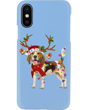 Load image into Gallery viewer, Beagle Gorgeous Reindeer Xmas Lights Gift For Dog Lovers Phone case
