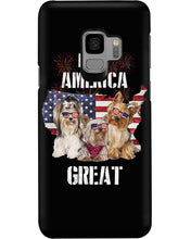 Load image into Gallery viewer, Keep America Great Yorkshire Terrier Gift For Dog Lovers Phone case
