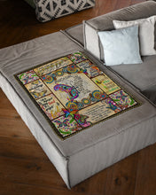 Load image into Gallery viewer, I Am An Imperfect Person By A Loved Perfect God Gift For March Girl Fleece Blanket

