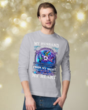 Load image into Gallery viewer, Hummingbird My Husband My Guardian Angel Gift For Angel Husband Unisex Long Sleeve
