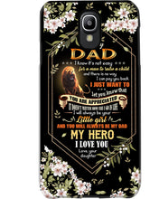 Load image into Gallery viewer, Lion Gift For  Papa You'll Always My Dad My Hero  Custom Design Phone case
