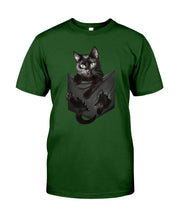 Load image into Gallery viewer, Cat In Your Front Pocket Perfect Gift For Friends Who Loves Cat Guys Tee
