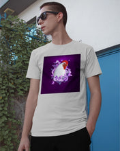 Load image into Gallery viewer, Chicken Floral Background  Special Custom Design Guys Tee
