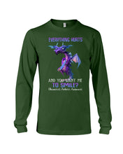 Load image into Gallery viewer, Everything Hurt And You Want Me To Smile Trending Unisex Long Sleeve

