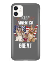 Load image into Gallery viewer, Keep America Great Yorkshire Terrier Gift For Dog Lovers Phone case
