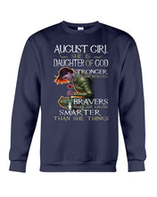 Load image into Gallery viewer, August Girl Daughter Of God Meaningful Gift For Women Sweatshirt
