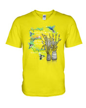 Load image into Gallery viewer, Hummingbird You Are At Peace Gift For Birds Lovers Guys V-Neck
