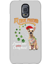Load image into Gallery viewer, A True Friend Loves Paws On My Heart Gift For Dog Lovers Phone case
