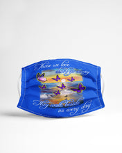 Load image into Gallery viewer, Butterfly Sunset On Beach Those We Love Don't Go Away Gift For Lover Cloth Face Mask
