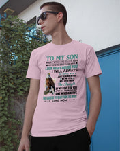 Load image into Gallery viewer, Look Right Beside You Eagle Mom Gift For Son Guys Tee
