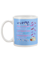 Load image into Gallery viewer, Butterflies When I Miss You I Just Have To Look Inside My Heart Gift For Lover Mug
