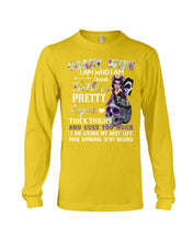 Load image into Gallery viewer, Crazy Wife I Am Who I Am Have Tattoos Pretty Eyes Thick Thighs Unisex Long Sleeve
