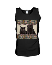 Load image into Gallery viewer, Lovely Phone Case Cute Black Cat Boho Pattern Gift For Cat Lovers Unisex Tank Top
