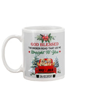 Load image into Gallery viewer, Golden Retriever X-mas Road Gift For Dog Lovers Mug

