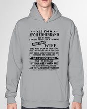 Load image into Gallery viewer, I'm A Spoiled Husband But Not Yours  - Awesome Wife Who Was Born In January Hoodie
