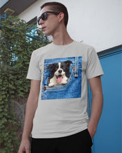 Load image into Gallery viewer, Border Collie In Denim Pocket Gift For Dog Lovers Guys Tee

