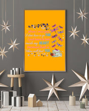 Load image into Gallery viewer, Butterflies When I Miss You I Just Have To Look Inside My Heart Gift For Lover Vertical Poster
