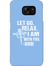 Load image into Gallery viewer, Let You Relax I Am With You Gray Background Phone case
