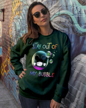 Load image into Gallery viewer, Lovely Phone Case Rainbow Design Stay Out Of My Bubble Gift For Friends Sweatshirt
