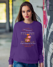 Load image into Gallery viewer, Cow I Need Somebody Who Sees The Crazy And Still Wants Me Sweatshirt
