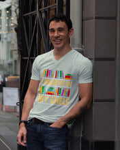Load image into Gallery viewer, I Believe In My Shelf Trending For Book Lovers Guys V-Neck
