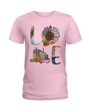 Load image into Gallery viewer, Love Trucker Simple Unique Custom Design For Personalized Job Gift Ladies Tee
