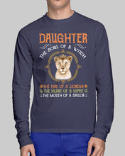 Load image into Gallery viewer, Daughter The Soul Of Witch The Fire Of Lioness Unisex Long Sleeve
