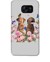 Load image into Gallery viewer, Gift For Dog LoversChesapeake Bay Retriever With Peonies Phone case
