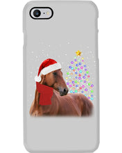 Load image into Gallery viewer, Cute Horse With Santa Hat Lovely Christmas Tree Gift For Horse Lovers Phone case
