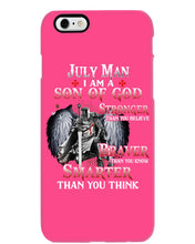 Load image into Gallery viewer, July Man Son Of God Birthday Meaningful Gift For Men Phone case

