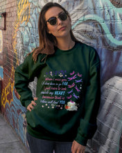 Load image into Gallery viewer, Butterflies When I Miss You I Just Have To Look Inside My Heart Gift For Lover Sweatshirt
