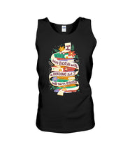 Load image into Gallery viewer, I Was Born With A Reading List I'll Never Finish Trending Unisex Tank Top
