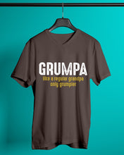Load image into Gallery viewer, Grumpa Like A Regular Grandpa Only Grumpier Guys V-Neck
