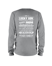 Load image into Gallery viewer, Gift For Son Who Raised By A Freaking Awesome July Mom She's A Bit Crazy Unisex Long Sleeve
