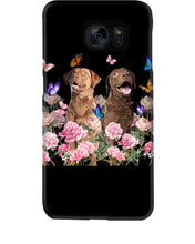 Load image into Gallery viewer, Gift For Dog LoversChesapeake Bay Retriever With Peonies Phone case
