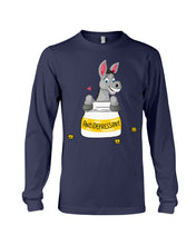 Load image into Gallery viewer, Funny Donkey Anti Depressant Meaning Gift For Women Unisex Long Sleeve
