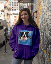 Load image into Gallery viewer, Border Collie In Denim Pocket Gift For Dog Lovers Hoodie
