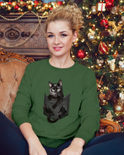 Load image into Gallery viewer, Cat In Your Front Pocket Perfect Gift For Friends Who Loves Cat Sweatshirt
