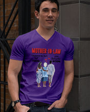 Load image into Gallery viewer, Daughter In Law's Best Friend Son's Best Partner In Crime Gift For Mom In Law Guys V-Neck
