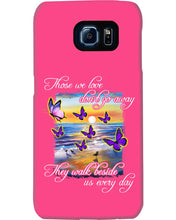 Load image into Gallery viewer, Butterfly Sunset On Beach Those We Love Don't Go Away Gift For Lover Phone case
